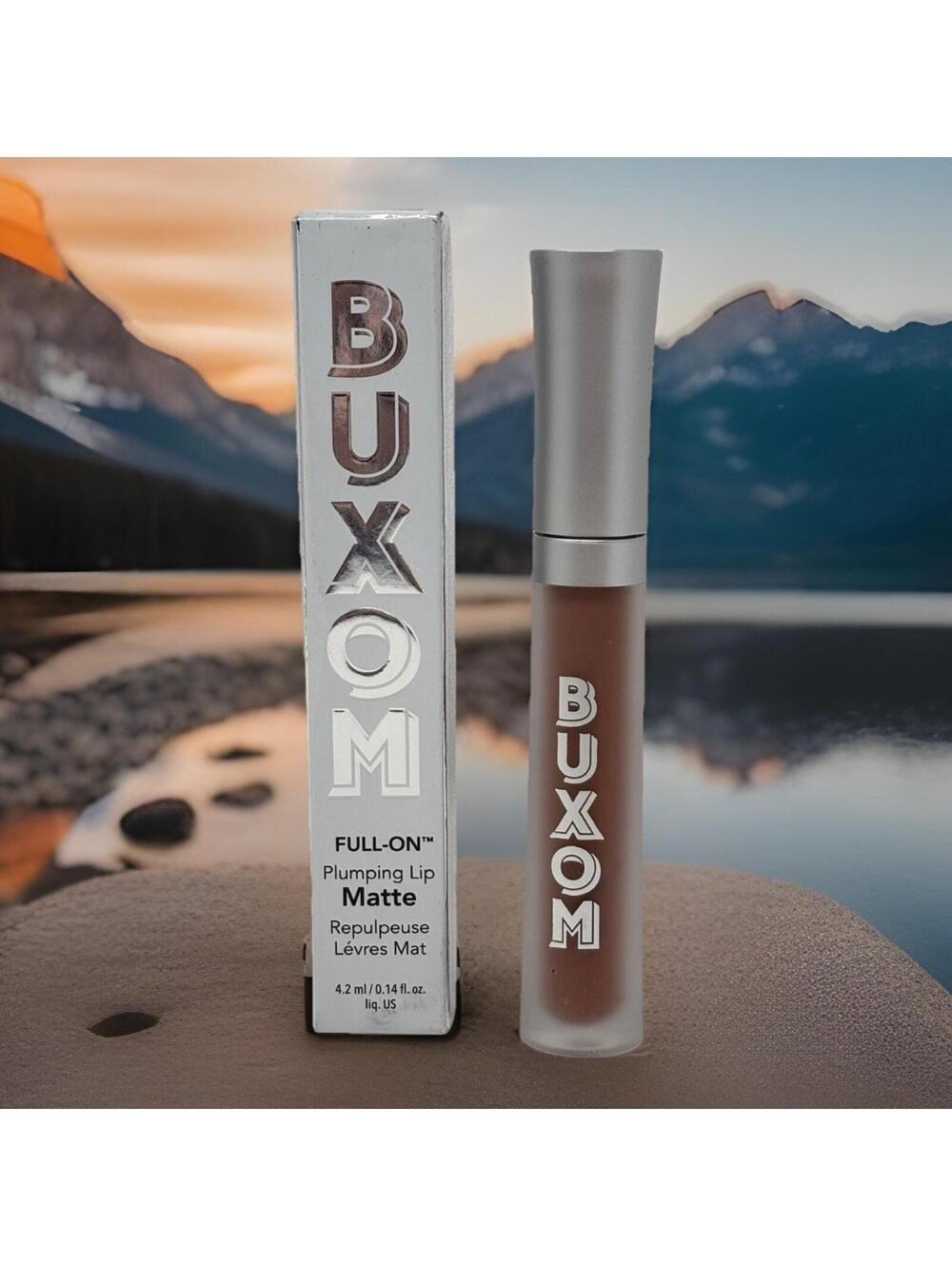 Buxom Full-On Plumping Lip Matte ROAD TRIPPIN Vegan Soft Suede Color Gloss New
